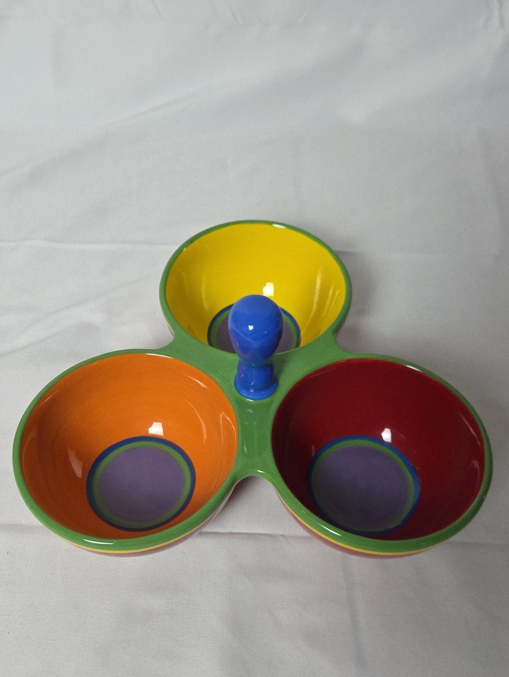 Dansk Handpaints...relish Dish In Excellent Condition .